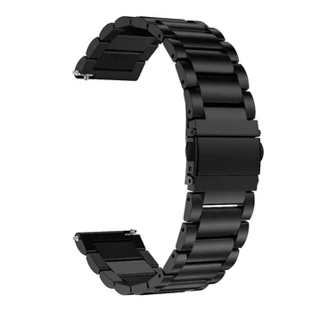 De Acero inoxidable Correa de reloj de la Correa para Xiaomi Smart Watch de Banda de Color de la Pulsera de la Pulsera para Huami Amazfit Stratos Ritmo 3 2 Gtr 47mm
