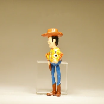 Disney Toy Story 4 Woody Q Versión de 6cm de PVC Figuras de Acción de mini Muñecas Juguetes de Niños modelo para los Niños regalo