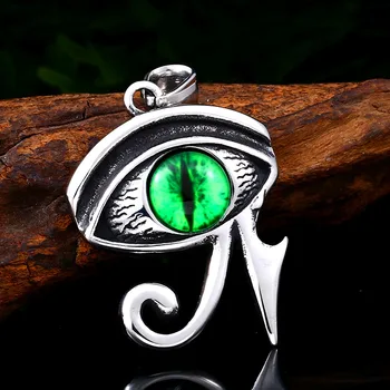 Beier acero inoxidable 316L Extranjero de ojos verdes y los hombres de la moda collar de la joyería de la moda LHP117