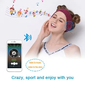 Inalámbrica Bluetooth 5.0 De Música Diadema Estéreo De Sombreros De Auriculares Ejecución De Los Auriculares Sueño Auriculares Deportivos Para Dormir La Música De Bandas Para La Cabeza