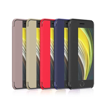 2020 de Lujo de Cuero Smart Mirror HD Clear View Flip caja del Teléfono Para el iPhone 11 Pro XS Max X XR 6 6S 7 8 Plus Cubierta Protectora