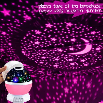 Luz de Noche LED Luminaria Proyector de Estrellas, de la Luna de la Lámpara para el Bebé de los Niños del Sueño Cumpleaños Led de la Luz de Interior USB Movimiento de hadas sky master dre