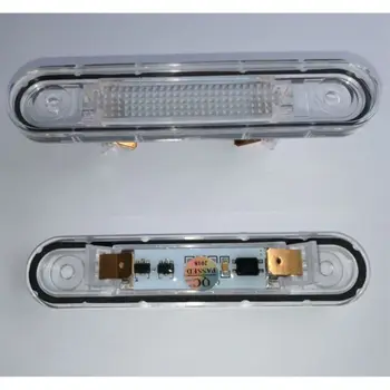 2 piezas de Vehículo Automóvil Blanco LED de la Placa de la Licencia de Luz Impermeable de Ajuste para W124 W201/202 Modelos de Coches de Estilo