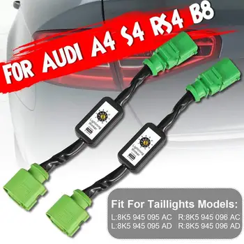 Coche de Luz de la Cola Dinámica Indicador de Señal de Giro luz trasera LED Módulo Add-on de Cable de Alambre de Harnes Para Audi A4 S4 RS4 B8 2013