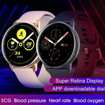 SG2 Reloj Inteligente Hombres ECG de la prenda Impermeable IP68 de la Presión Arterial Frecuencia Cardíaca Pulsera de Fitness Tracker Hombres del Deporte Smartwatch reloj de Pulsera de las Mujeres