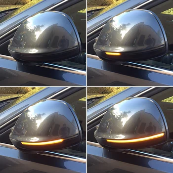 Para Q5 Audi SQ5 8R 2010-2017 Q7 estiramiento facial 2010-Dinámico de la Señal de Giro LED Lateral Espejo Retrovisor Indicador luz Intermitente del Repetidor de la Luz
