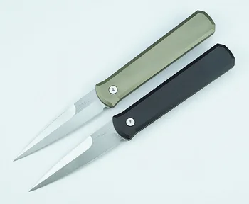 LEMIFSHE 920 Padrino de cuchillo plegable 154CM hoja de aluminio de la manija de acampar al aire libre de la caza de supervivencia de la cocina cuchillo de frutas EDC herramienta