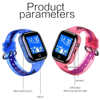 SOS Teléfono Inteligente Reloj GPS Smartwatch de la Frecuencia Cardíaca Sueño de Monitoreo K21 Niños IP68 Impermeable Relojes para iOS, Android