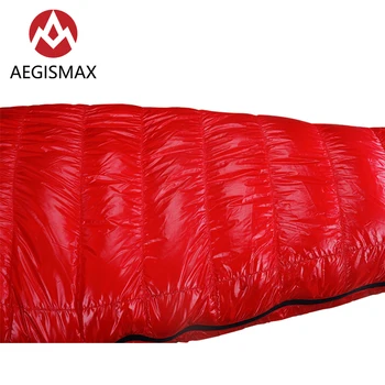 AEGISMAX AEGIS C500/C700 Series de Camping al aire libre Ultra-Luz de Senderismo Saco de Dormir para Adultos Momia de Pato Blanco Abajo Saco de Dormir