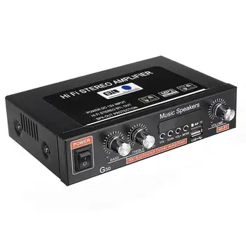 12V 220V 2 canales Estéreo de alta fidelidad de Audio para Coche Amplificador de Audio del Coche de bluetooth Digital de 2 Canales Coche Potente Amplificador para Subwoofer