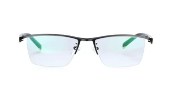 Anti-Blu-ray de aleación de Titanio Multifocal Progresiva Gafas de Lectura de los Hombres Presbicia y Lentes para el Lector de Cerca de Lejos de la vista de Negro 1.5