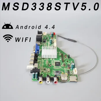 Memoria RAM de 512 MB y 4G de almacenamiento MSD338STV5.0 Inteligentes de la Red Inalámbrica de TV Controlador de la Junta Universal Andrews LCD de la Placa base + 7 Interruptor de Llave