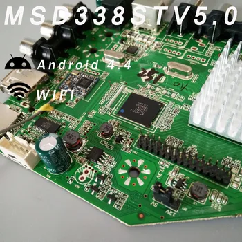 Memoria RAM de 512 MB y 4G de almacenamiento MSD338STV5.0 Inteligentes de la Red Inalámbrica de TV Controlador de la Junta Universal Andrews LCD de la Placa base + 7 Interruptor de Llave