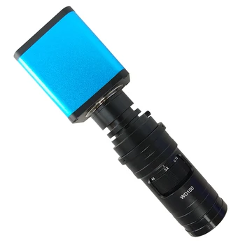 Enfoque automático Rotativo de la Universidad de Brazo Soporte del Microscopio Sigue Zoom de Enfoque Automático SONY IMX290 de Video HDMI de la Industria de Cámara de Luz LED