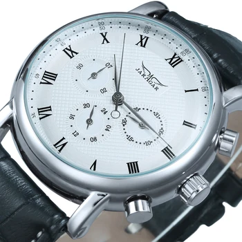 Minimalista Reloj Automático de los Hombres de Moda reloj Mecánico Mens 2020 Marca de Lujo de Cuero Correa de reloj de Pulsera Clásico zegarek meski