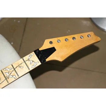 Disado 24 Trastes arce Guitarra Eléctrica Cuello de arce, diapasón de embutido árbol de la vida de accesorios de Guitarra de piezas