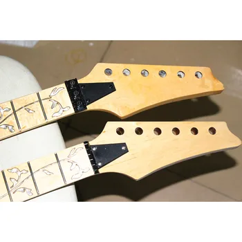 Disado 24 Trastes arce Guitarra Eléctrica Cuello de arce, diapasón de embutido árbol de la vida de accesorios de Guitarra de piezas