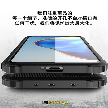 Caso Para Xiaomi Mi 10T 5G Caso Anti-golpe de TPU+de la PC Híbrido Armadura de Cubierta Para Xiaomi Mi 10T Pro 5G caja del Teléfono Para el Xiaomi Mi 10 T 10 T
