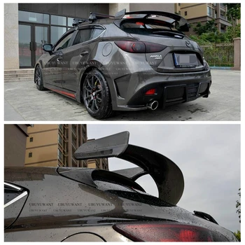 Para el Mazda3 Axela hatchback-2018 Coche Ala de Cola Decoración de Fibra de Carbono/FRP Maletero Trasero Alerón del Coche de Estilo Para Mazda 3