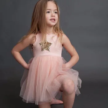Melario Vestidos de las Niñas 2020 de la Marca de los Niños Vestido de Princesa O-cuello del Vestido de Bola de la Moda de los Niños de la Ropa del Patrón de Niño Niñas, Niños Traje