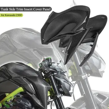 Motocicleta Tanque de Gas borde Lateral de la Cubierta del Panel de Carenado Carenado Para Kawasaki Z900 ZR900 ZR 900 Z 900 2017 2018 2019 2020 de Fibra de Carbono