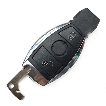 2 Botones de control de llave Inteligente Para Mercedes BENZ ML SL, SLK, CLK W211 Reemplazo de las teclas del control Remoto de Shell Cubierta de la hoja sin Cortar