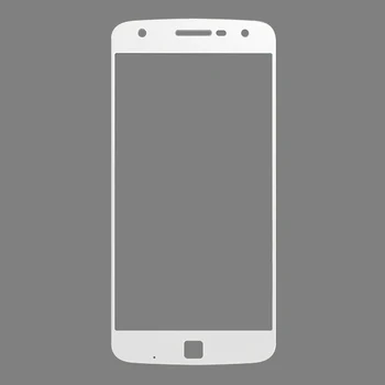 LOVAIN 10Pcs/Lot Blanco y Negro para Motorola Moto Z Juego Droid Vidrio Frontal De 5.5