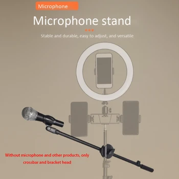 FFYY-Micrófono Soporte de Suelo Soporte de Accesorios Se Puede Girar 360 Grados