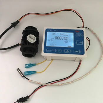 ZJ-LCD-M medidor de flujo controlador con válvulas de 1