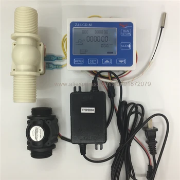 ZJ-LCD-M medidor de flujo controlador con válvulas de 1