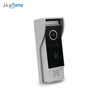 JeaTone 4-cable 720P/AHD Vídeo timbre de la Puerta con 110 grados de ángulo ancho y IP65 Impermeable & burbuja de lluvia