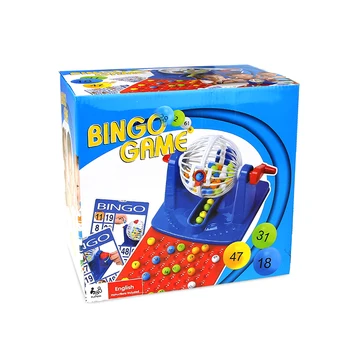 Juegos de la fiesta de Número de la Suerte de Escoger la Máquina de la Lotería de la Junta de Juegos de Bingo Sacudir la Suerte de Bola de Entretenimiento de Juego de mesa para Niños de Juguete de la Familia