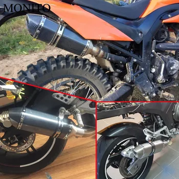 Para Yamaha YZ250X YZ250FX yz 80 85 125 125f 450f YZ450FX tubo de escape de Motocicletas de Escape Modificar Motocross Silenciador de Escape 51mm