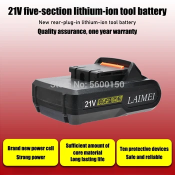 21V de Energía de la Batería de Litio de Gran Capacidad Destornillador Eléctrico Inalámbrico de la Batería Mini taladro de batería de litio