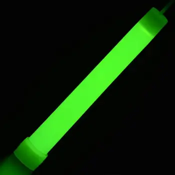 10 PIEZAS de 6 PULGADAS de Grado Industrial los Palillos del Resplandor Ultra Brillante Luz de Emergencia Palos - Verde/Amarillo