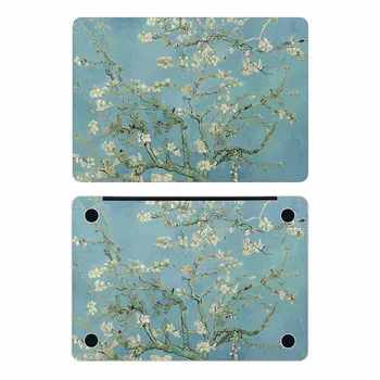 Van Gogh Almendros en Flor de Lleno a la Pintura de la Cubierta de Piel para Macbook Pro de Aire Retina 11 12 13 15 pulgadas Portátil Mac Calcomanía Laptop Pegatina