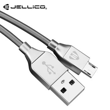 Jellico 100CM 2A de Lujo de Metal Trenzado de Carga Rápida Cable Micro USB para Samsung, Huawei, Xiaomi Tablet Android USB Cable de Datos