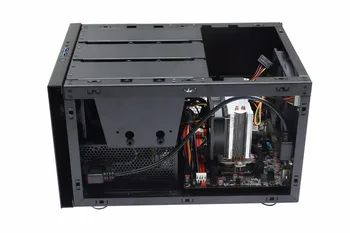 HCiPC 6Bay Mini ITX Torre Caso,6Bay NAD Carcasa de disco duro,6bay Servidor NAS,NAS CASO