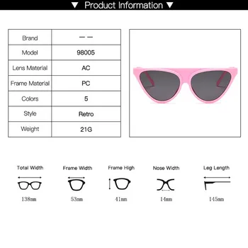 2021 Nueva forma de Ojo de Gato de las Mujeres Gafas de sol Vintage de Marcas de Diseño de Lujo Para Mujer gafas de Sol de Marco de Plástico UV400 Gafas De Sol