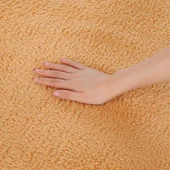 WOSTAR Invierno Cálido sólido sherpa tela elástica de la banda de la sábana cubre colchón super suave rey tamaño de la hoja de cama y fundas de almohada