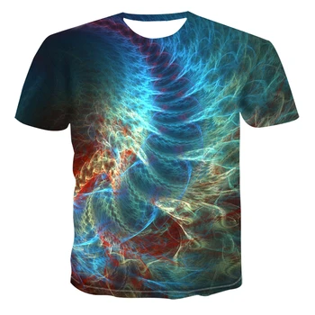 2020 nueva estrella impreso en 3D t-shirt para hombres de verano casual de los hombres T-Shirt la parte Superior de la Camiseta Graciosa camiseta de los Hombres del Estilo de la Calle