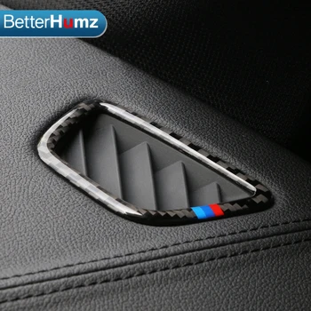 Betterhumz Interiores de automóviles de Fibra de Carbono Instrumento de acondicionamiento de aire de ventilación de la Salida de Marco Coche pegatinas y Calcomanías Para BMW 5 Serie G30