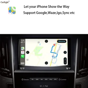 OEM Vehículos Monitor de Actualización Smartphone de creación de Reflejo para Infiniti Q50 Q60 QX50 Q50L Coche Jugar de Spotify GPS Android Auto