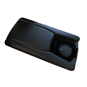 4 piezas Negro Apoyabrazos de la Cerradura de la Tapa de la Consola central Latchs la Tapa Clip Coche Resto del Brazo Caso para Honda Civic 2016-2017