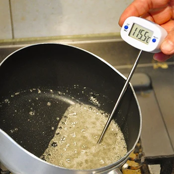 Rotativo Digital Termómetro para Alimentos BARBACOA de Carne de Chocolate del Horno de Leche Agua Aceite de Cocina Termómetro Sonda Electrónica