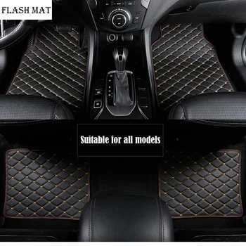 De alta calidad de cuero artificial de coche universal de alfombrillas para chevrolet lacetti captiva sonic, cruze chispa epica sonic alfombras de coche