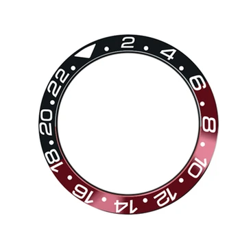 Ver la tapa del Embellecedor del Reloj de Cerámica reloj de Pulsera de la tapa del Embellecedor de Bucle de Reemplazo para 40mm Reloj Rolex GMT Accesorios