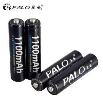 PALO 1.2 V AAA de la Batería Recargable Ni-MH 1.2 V 1100mAh 3A Baterías Recargables de la Batería Cargador Inteligente de Juguetes de Control Remoto