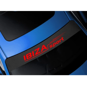 Accesorios exteriores del Coche de la Ventana Frontal del Parabrisas Decal Sticker Para Seat Leon Ibiza cupra Altea Cinturón de estilo Coche de Carreras
