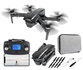 5G WIFI FPV GPS Quadcopter LH X46G Plegable RC Drone con Cámara HD 4K sin Escobillas de 400 m de Distancia 720P en Tiempo Real de Transmisión de